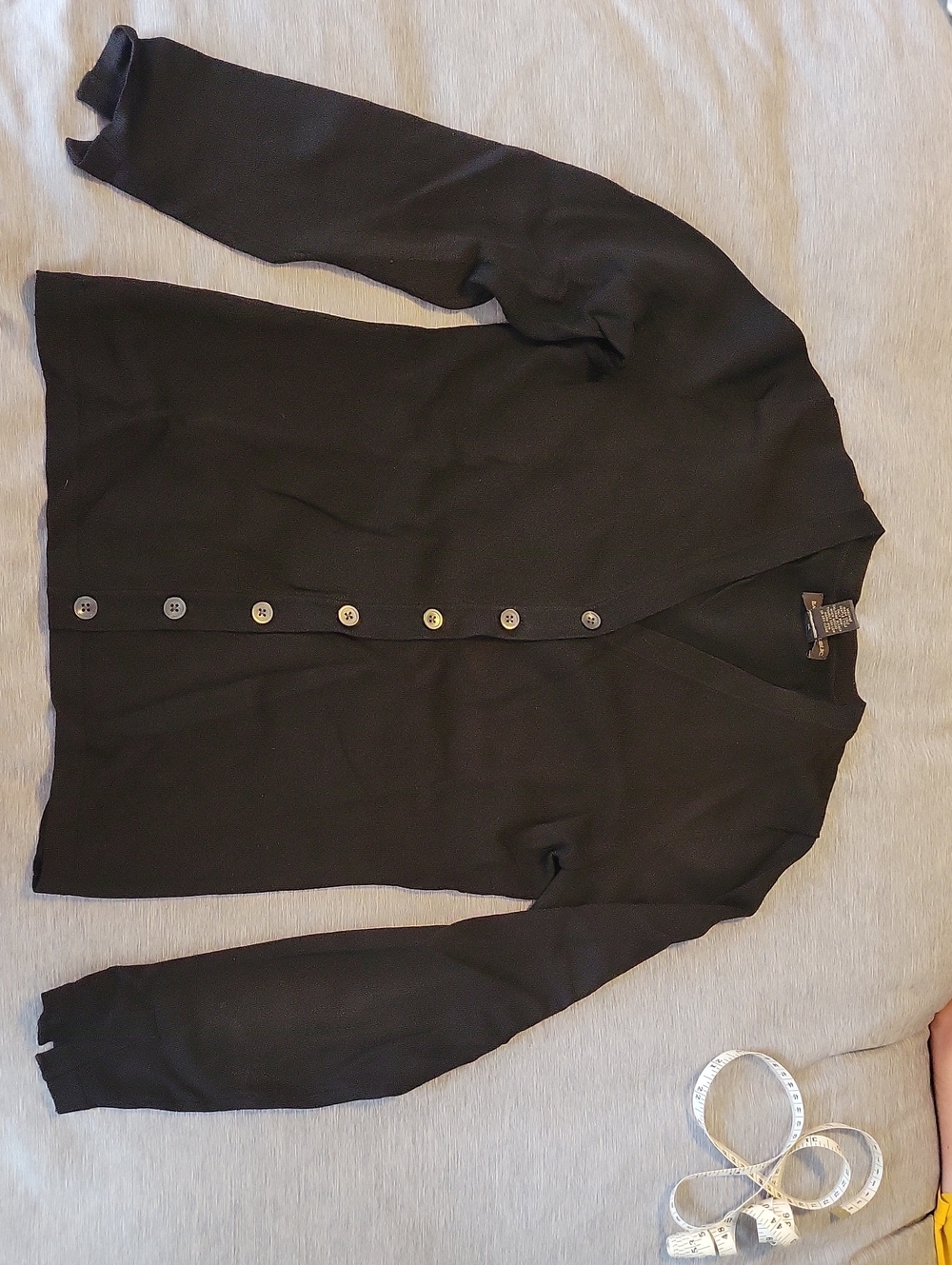 Banana Republic Black Women's Button-Front Cardigan